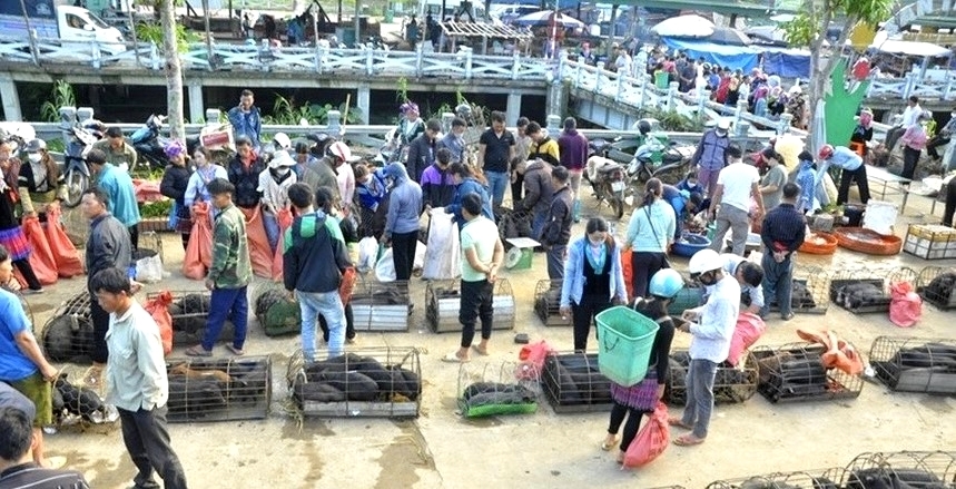 (PHÓNG SỰ ẢNH) Chợ phiên San Thàng - nơi hội tụ sắc màu văn hóa vùng cao Tây Bắc 9