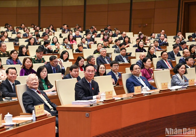 Tổng Bí thư Nguyễn Phú Trọng dự khai mạc Kỳ họp bất thường lần thứ 5, Quốc hội khóa XV ảnh 3
